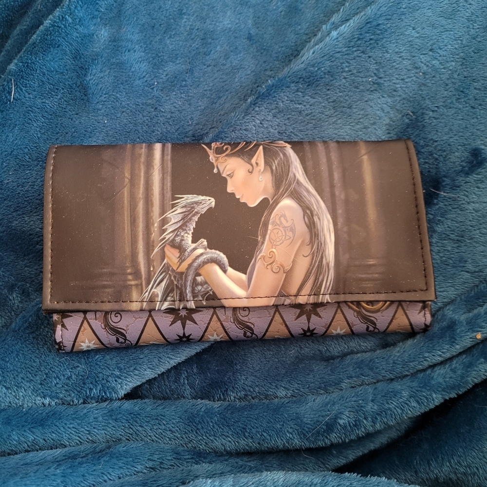 Gothic dragon wallet